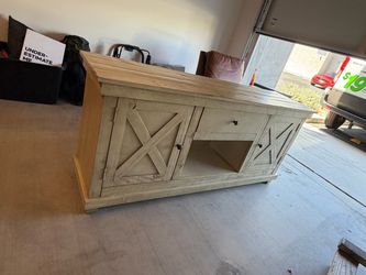 Farmhouse TV Stand Media Console