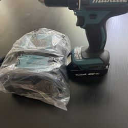 makita 18v drill battery and charguer new 