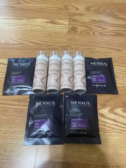 4 Nexxus Dry Shampoo 1.15oz. And 4 Nexxus Masque 1.5oz.