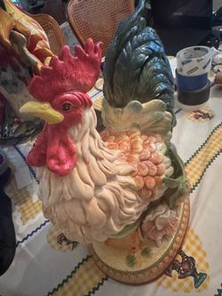 Fitz and Floyd Mediterraneo Rooster Figurine.