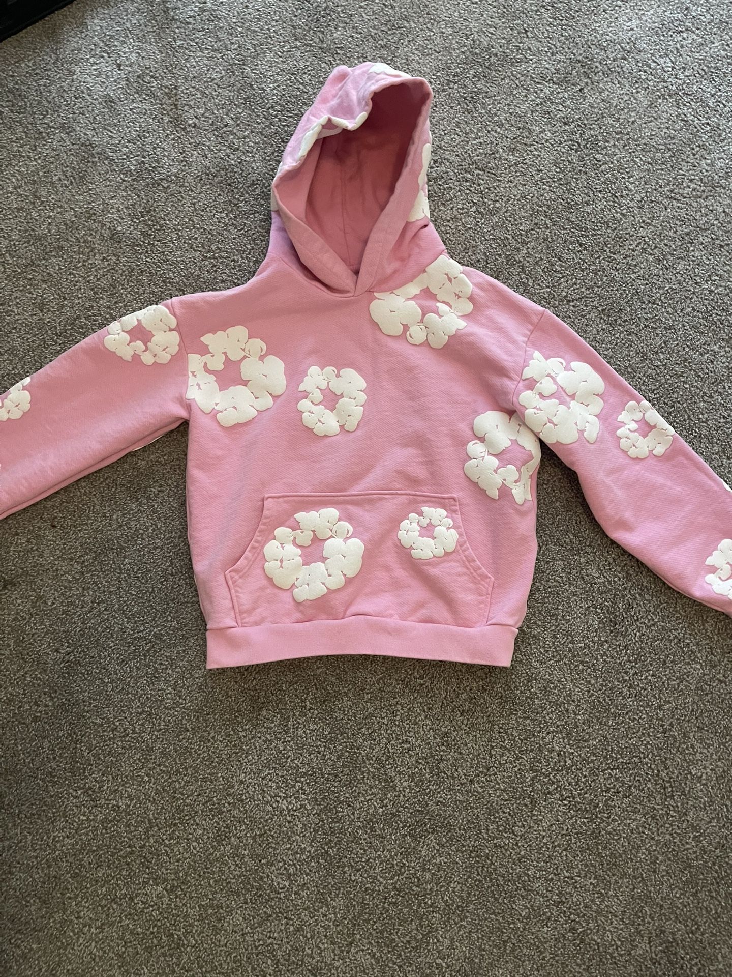 Pink Denim Tears Hoodie Size S 
