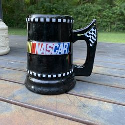 Nascar Racing Big Black Coffee Mug 24 Oz Stein 2004 Sherwood Collectible Cup