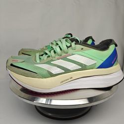Size 9 US Adidas Adizero Boston 11 running shoes "Pulse Mint"