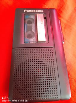 Panasonic 2 Speed Micro Cassette Recorder Includes Battery It Works 