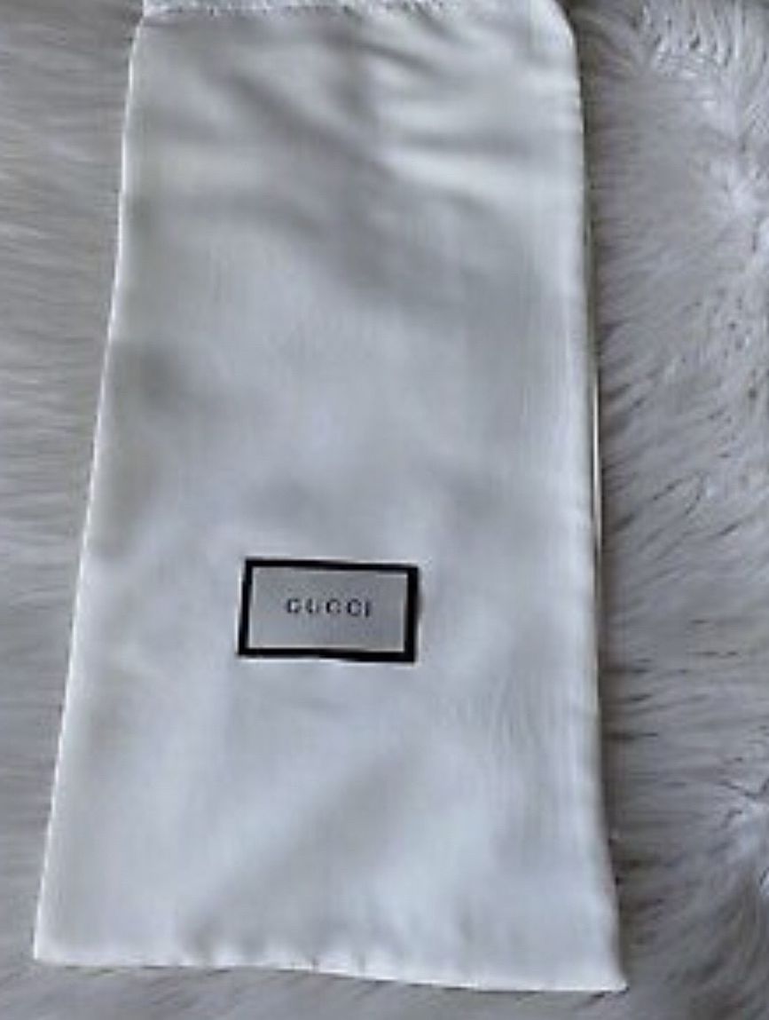 GUCCI Dust Bag Drawstring Satin Finish Ivory 18" x  8.4” NEW Authentic I Have 7 Of Them $18 Each