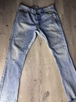 Blue MNML Flared Jeans