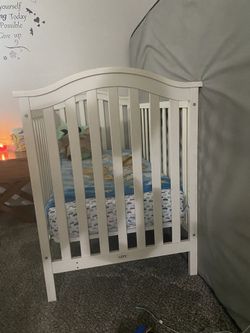 Cuna Para Bebe Blanca De Madera !!