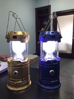 Lámpara solar recargable $10 each