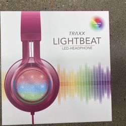 NWT Lightbeat LED Headphones 