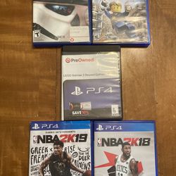 PS4 Games (5 Total) 