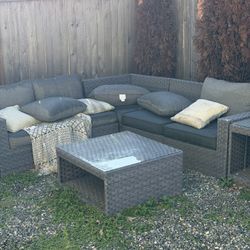 Back Yard Sofa And Tables 