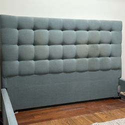 Tufted Upholstered King Bed