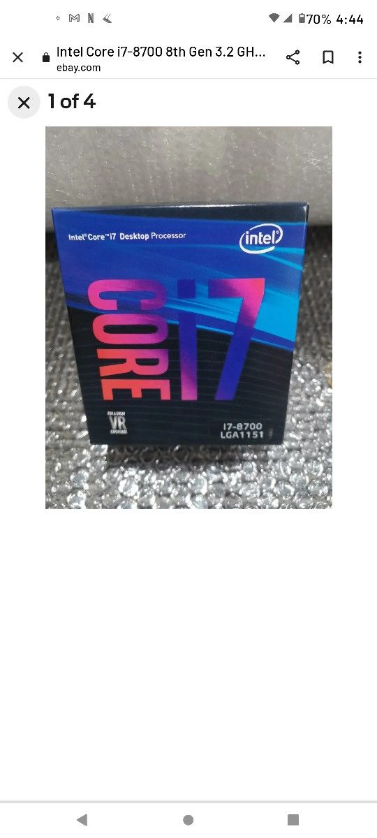 Intel i7 8700 Processor