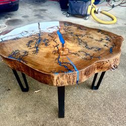 Live-edge Walnut Table
