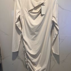 Long Sleeve White Dress