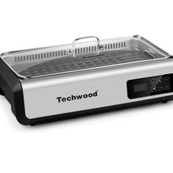 Indoor Smokeless Grill Techwood 1500W Electric Grill