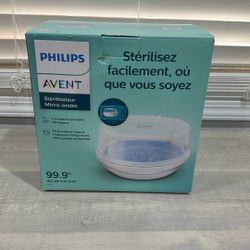 Philips AVENT Microwave Steam Sterilizer for Baby Bottles, Pacifiers, Cups and More