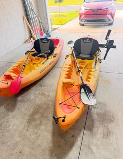 Fishing kayaks