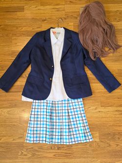 Shouko Nishimiya (A Silent Voice / Koe no Katachi) School Uniform Cosplay Costume Set & Wig