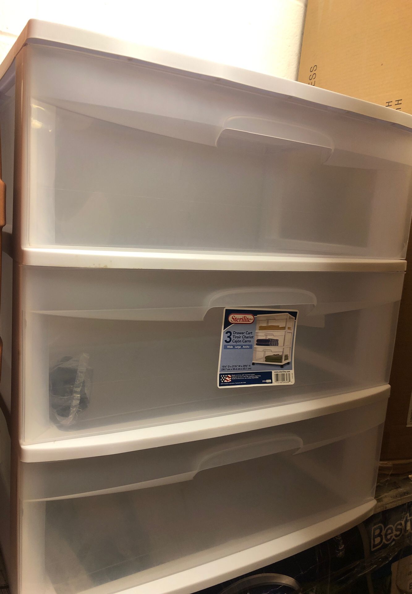 3 drawer storage cabinet