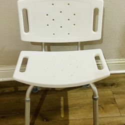 White Shower Chair 💵  Silla de Ducha Blanca