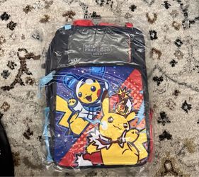 Pokémon Worlds XP 2026 Pikachu Backpack San Francisco in hand ready to ship