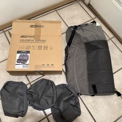 Gray Bench Style Seat Cover