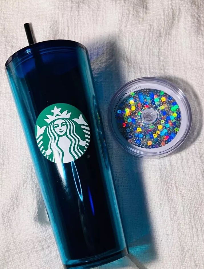 💙✨Everything Must Go!!! Starbucks Unique Customizable/Fillable Lid Venti Cup