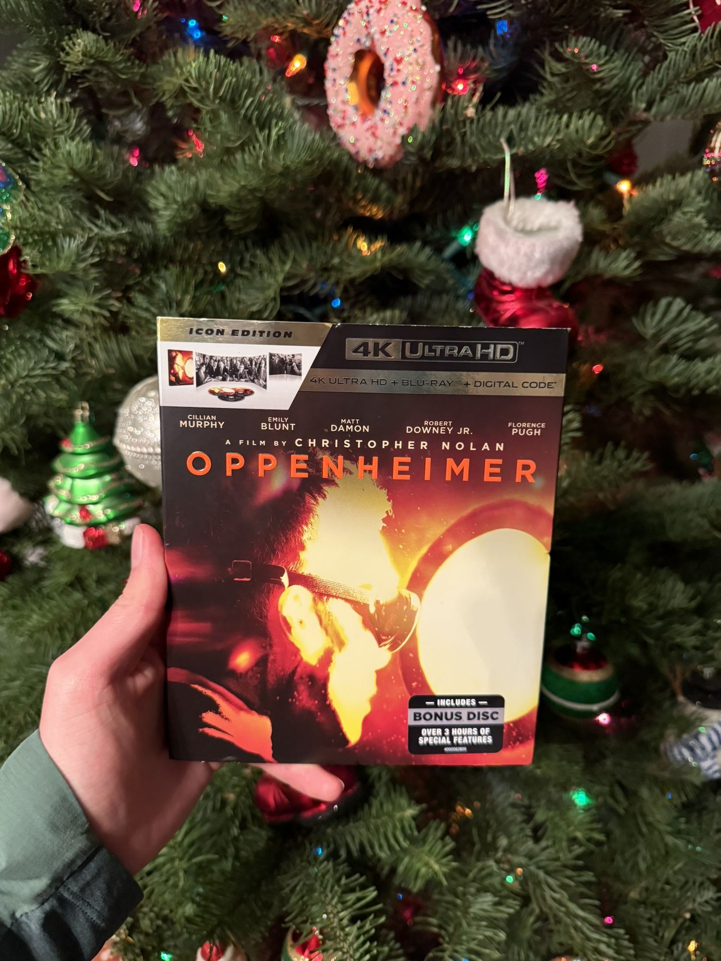 Oppenheimer Icon Edition Walmart Exclusive 4K Ultra HD/Blu-ray Digital Brand New