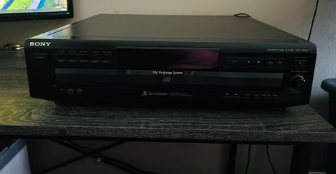 Sony  5-disc carousel compact disc player