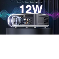 900 ANSI Ultra HD, DBPOWER Native 1080P 5G WiFi Bluetooth Projector, HD Outdoor Projector 4K Support, 4P4D/Zoom/PPT, Portable Mini Movie Projector for