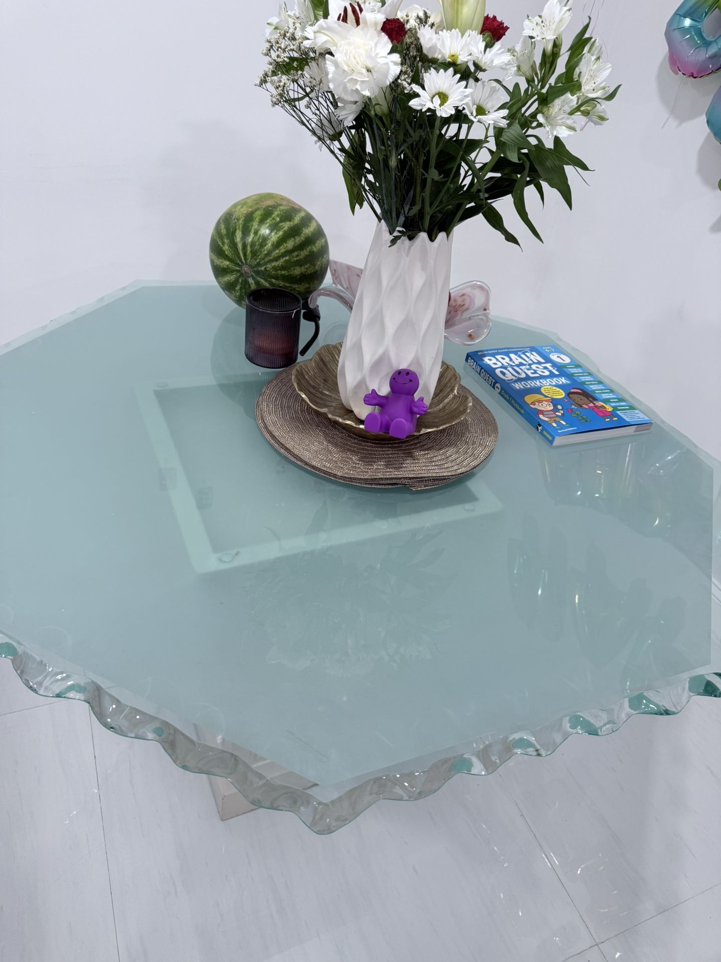 Glass Top Table