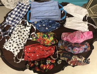 Handmade Masks - $5 or 2/$8