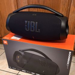 JBL Boombox 3 (WiFi) Portable Speaker – Massive Sound + Huge Bass | WiFi & Bluetooth | 24H Battery | Waterproof