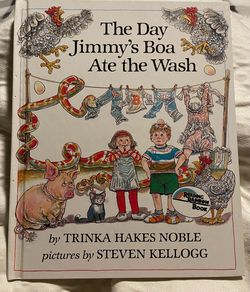 The Day Jimmy's Boa Ate the Wash Hardcover Book
