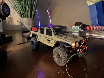 Scx24 Purple and pink light whips