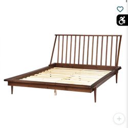 Queen Bed Frame (Walker Edison Spindle Bed)