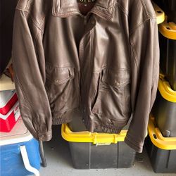 Like New Adler leather Jacket XL