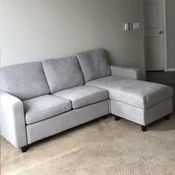 Light Gray Modern Sectional Sofa
