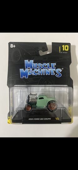New MUSCLE MACHINE 1933 Ford 3W Coupe 164 Scale