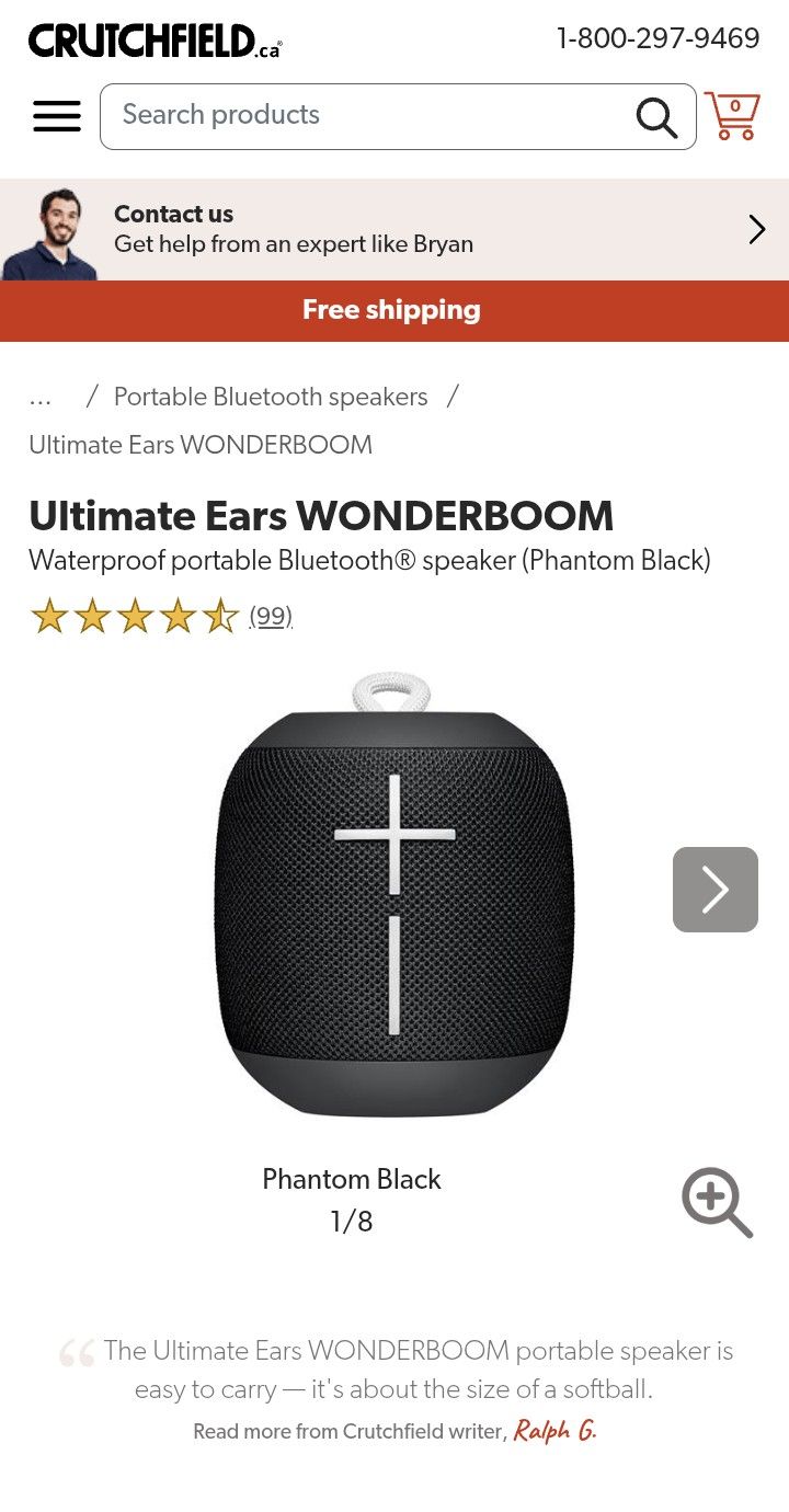 WonderBoom Waterproof Bluetooth Speaker
