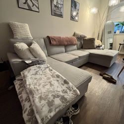 Gray Sectional 