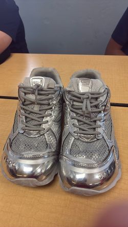 Bottega Veneta Silver Orbit Sneakers