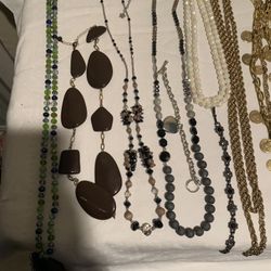 Jewelry Necklaces Charms And Bracelets Around 39 Pcs