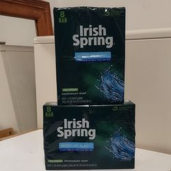 IRISH SPRING BAR SOAP 8 CT ×2 PACKS 