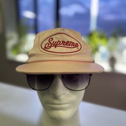 Pink / Red Supreme Trucker Snap Back Cap Guc