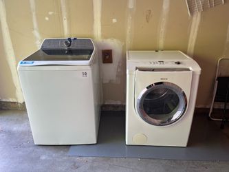Bosch 700 Series Dryer & GE Washer