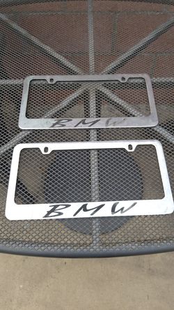 BMW Metal plates