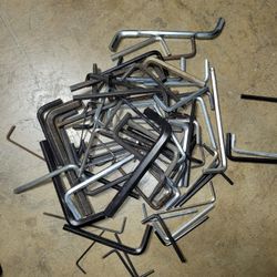 Allen Wrench Lot With Screw Bits 