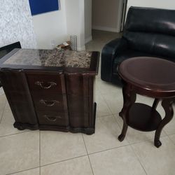 Bernhardt Bachelors Chest And Side Table